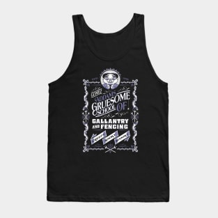 Gomez Gruesome School of Gallantry and Fencing - Creepy Cute Goth Tank Top